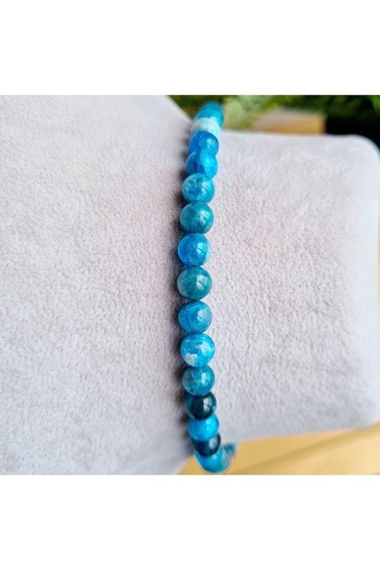 Apatit Doğal Taş Bileklik (EL YAPIMI TASARIM ÜRÜNLER)