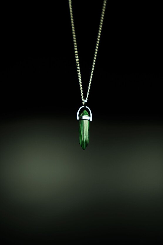 Malakit Doğaltaş Kolye