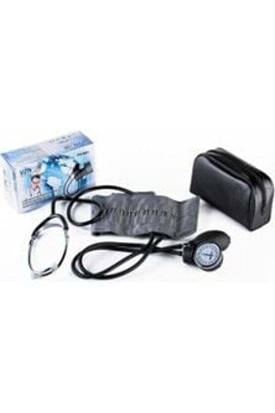 Steteskoplu Cırtlı Manuel Tansiyon Aleti Çantalı