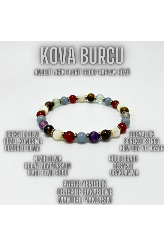 Sertifikalı Ay Taşı 8mm Elastik Misinalı Doğal Taş Bileklik