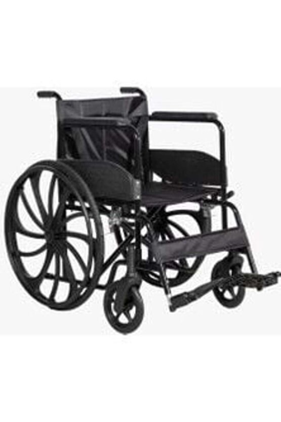 P100E Ekonomik Katlanabilir Tekerlekli Sandalye