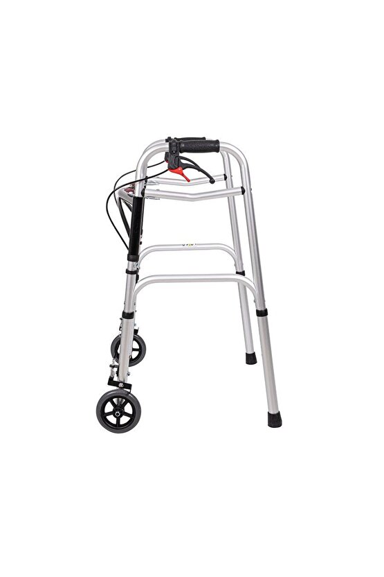 2 Tekerlekli Frenli Alüminyum Walker