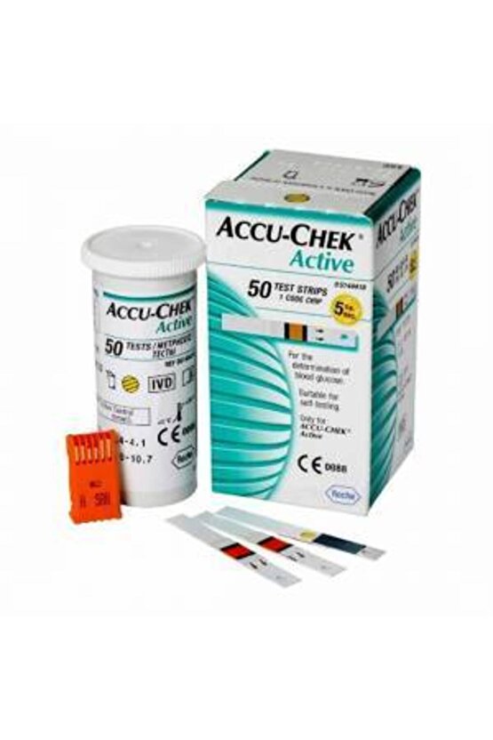 Accu Chek Active 50 Şeker Ölçüm Çubugu 1 Kutu