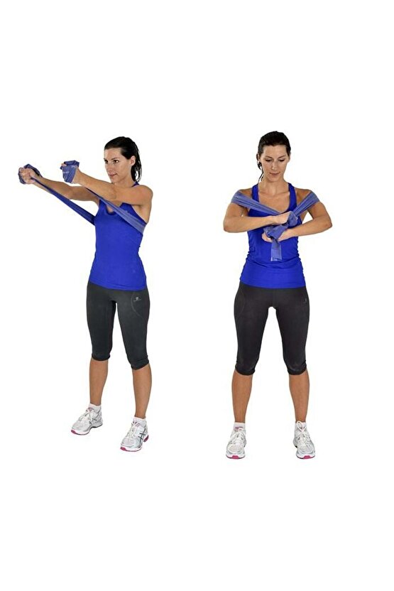 Egzersiz Bandı – 1 Metre Gümüş Renk