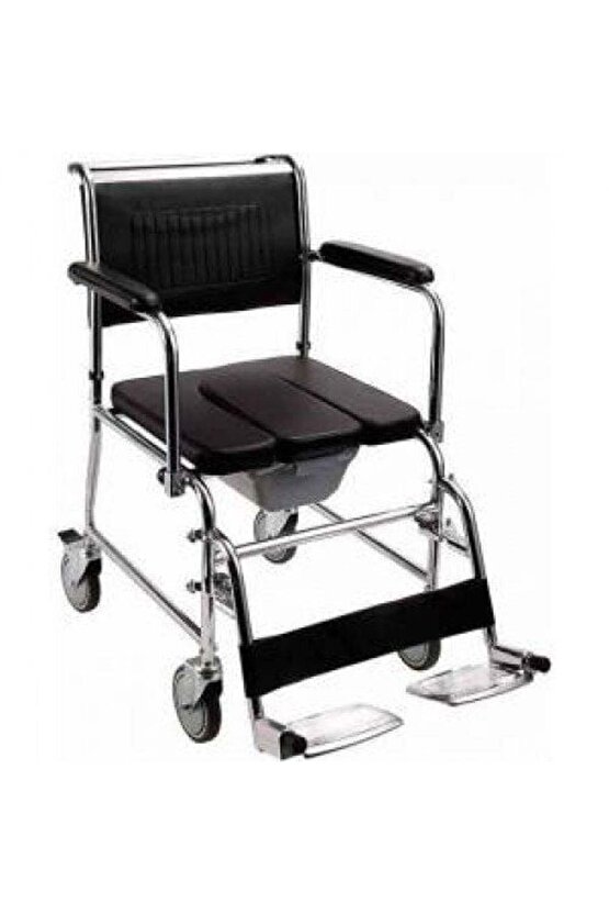 Banyo Tuvalet Tekerlekli Sandalye (Klozetli Banyo Sandalyesi)