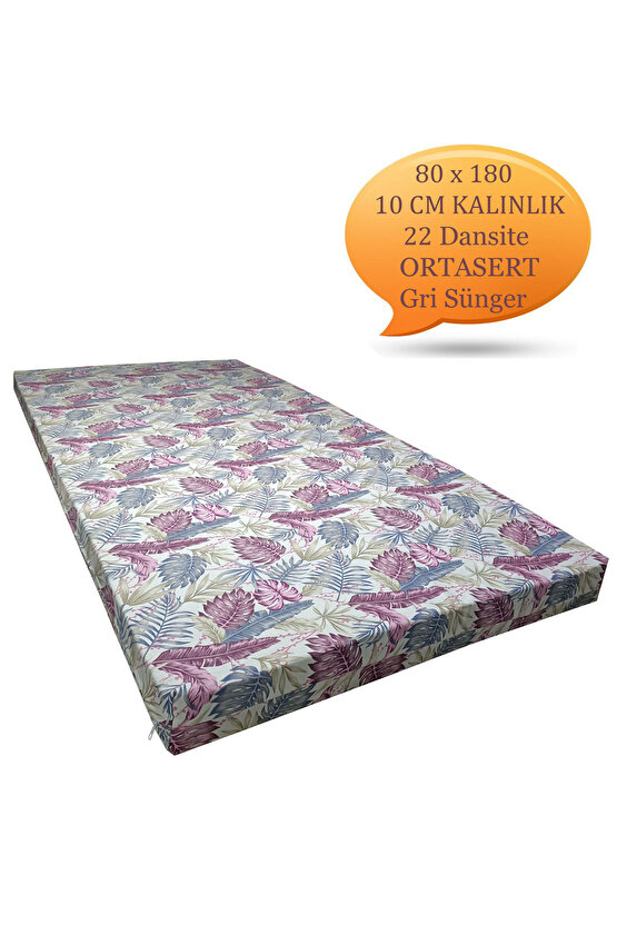 Tek Kişilik Yatak Sünger 80x180x10 Cm 22dns Sünger