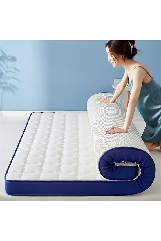 Full Ortopedik Çift Kişilik Yatak Yer Yatağı Katlanabilir Fonksiyonel 10 cm