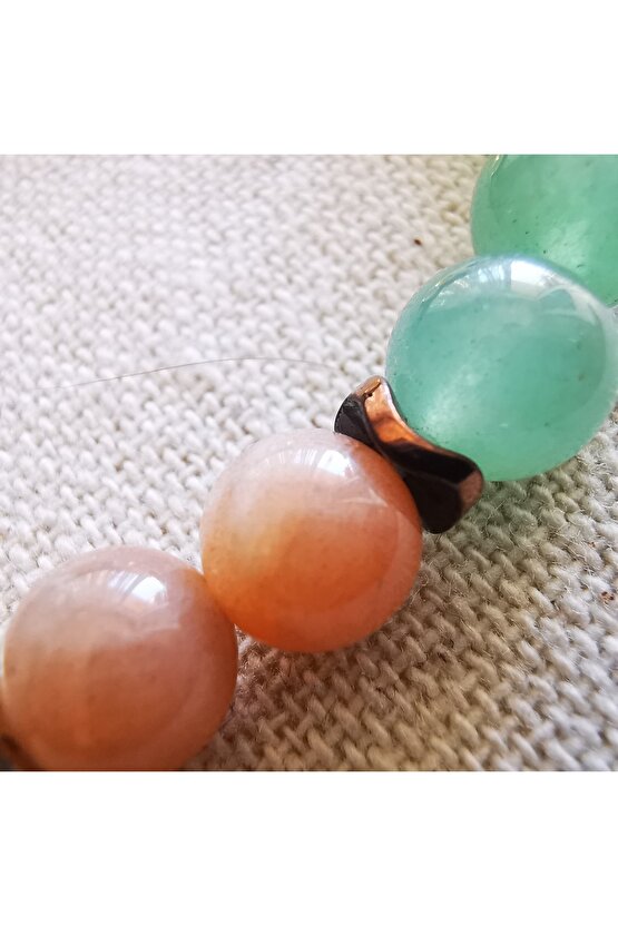 Aslan Burcu  Doğaltaş Bilekliği