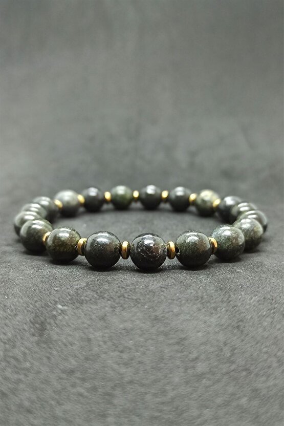 Yılan Taşı(serpantin) Hematit Doğal Taş Kadın Bileklik Rio