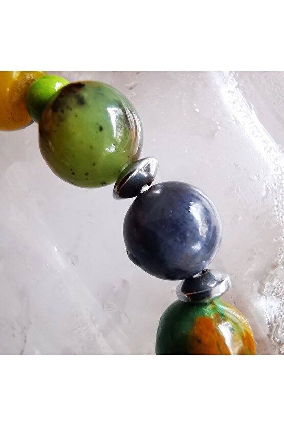 Ikizler Burcu  Doğaltaş Bilekliği