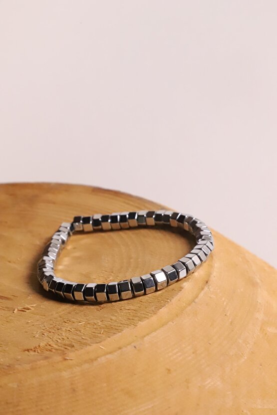 Hematit Doğal Taşlı Bileklik