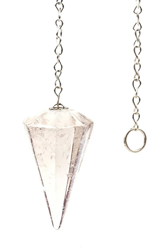 Dumanlı Kuvars Doğal Taş Pandül (sarkaç)