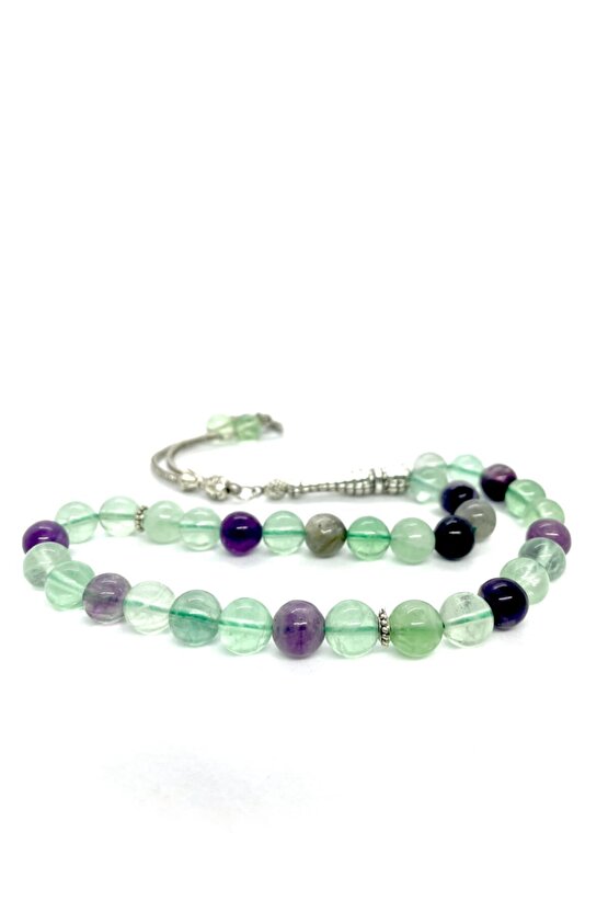 Doğal Florit Taşı Tesbih