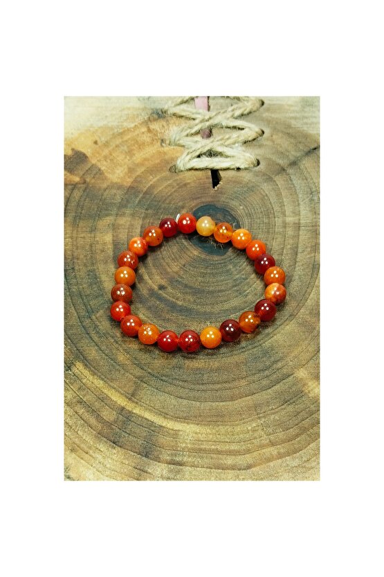 Akik Doğal Taş Bileklik Kutulu