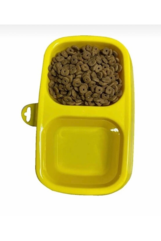 Renkli ikili plastik mama kabı