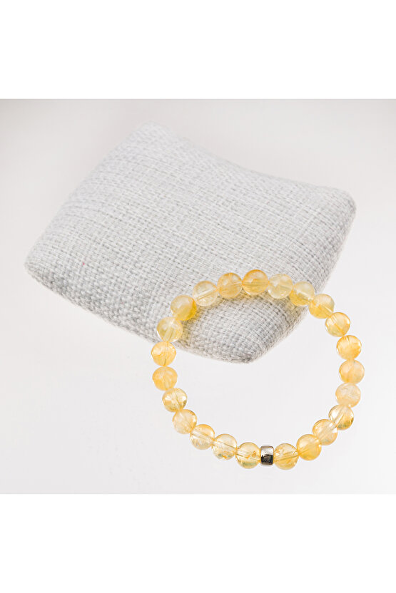 Sitrin Taşı Bileklik-8 mm