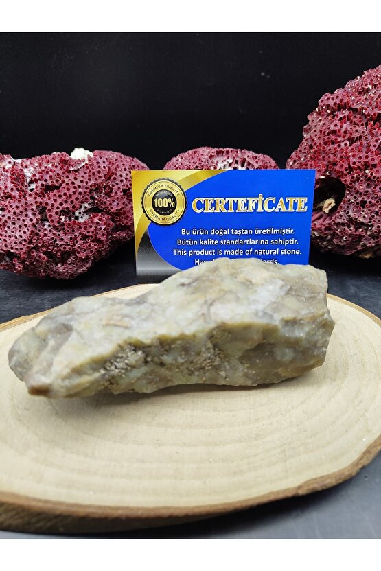 Aventurin Ham Doğal Taş Kaya (sertifikalı)