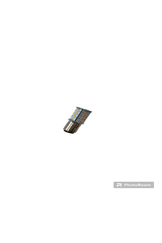 1016 Turuncu Çift Duy Çakar ve Kayar Led Ampül Turuncu 2adet