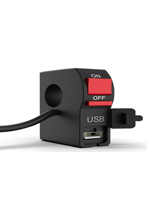 Motosiklet Sis Far Düğmesi Usb Çıkışlı
