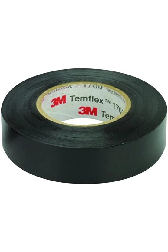 Temflex 1300E Siyah 10lu Paket Pvc İzole Bant 0.13x19x0.13Mm