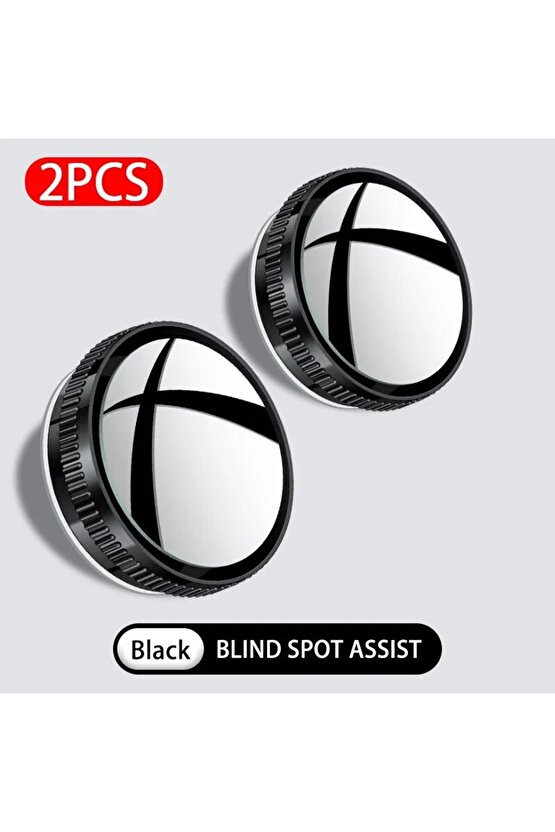 SEAMETAL 2 Adet Araba Dikiz Aynası 6CM Geniş Açı Dikiz Kör Nokta Aynası Vakumlu HD Konve...