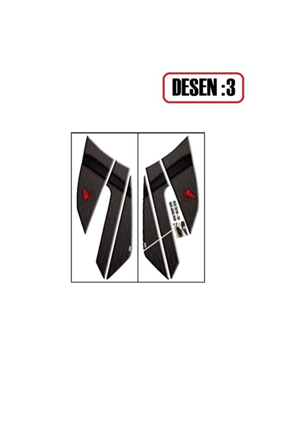 Honda Pcx Yan Ayak Pad Set 8 Parça (2018)