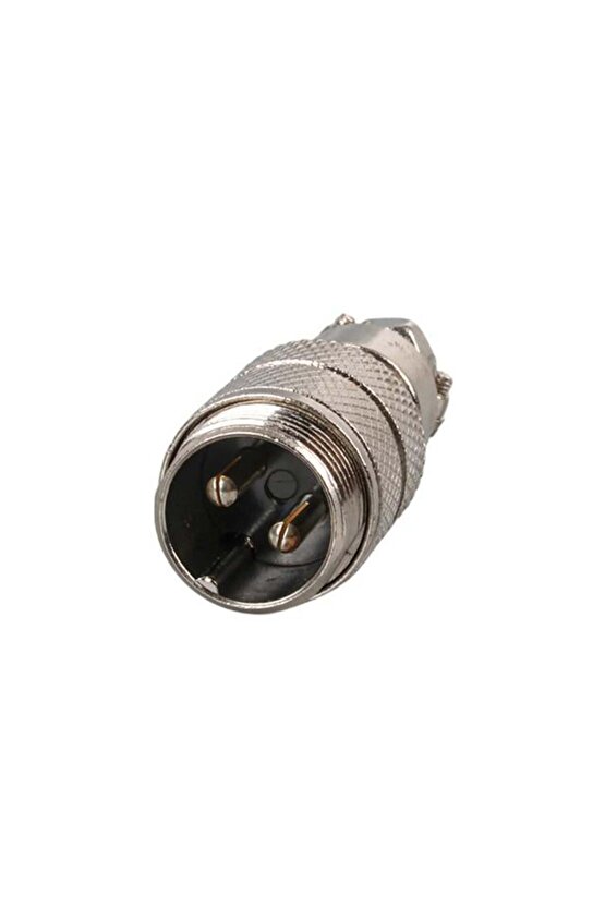 Mayk Gx16-2 Pinli Metal Erkek Konnektör (M16 - 16Mm)