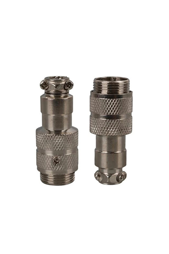 Mayk GX16-2 Pinli Metal Erkek Konnektör (M16 - 16mm)