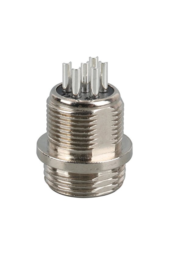 6 PİNLİ MINI MAYK FİŞ ERKEK ŞASE (4597)