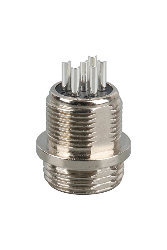 6 PİNLİ MINI MAYK FİŞ ERKEK ŞASE (4887)