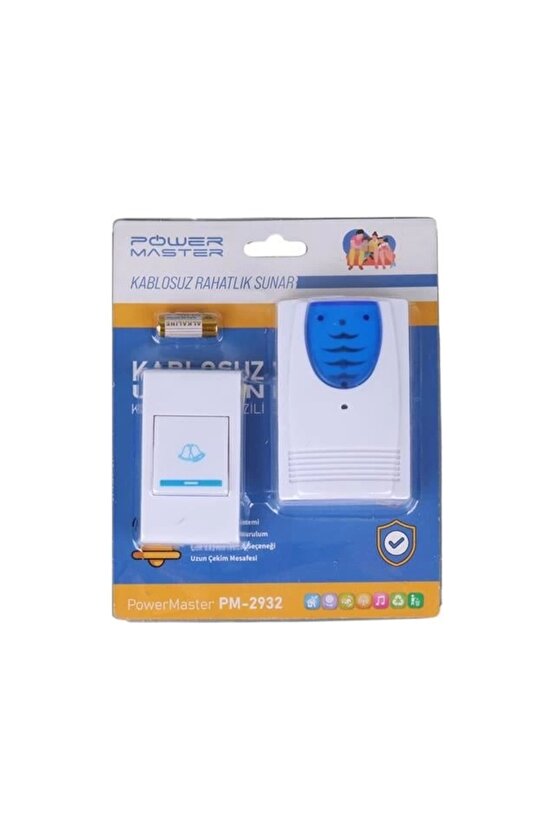 PM-2932 Kablosuz Uzaktan Kumandalı Kapı Zili