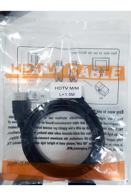 5 metre Hdmi Kablo 1.4v 4k Full Hd Laptop Tv Görüntü Hdmi Kablosu 5m