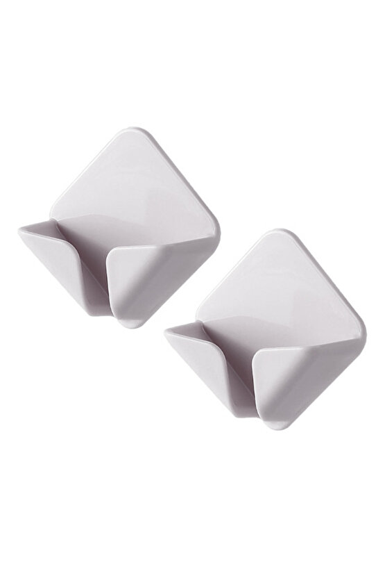 SİLİKON FİŞ VE KABLO TUTUCU - KENDİNDEN YAPIŞKANLI - İKİLİ SET (4116)