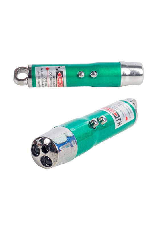 Gd-109 Ag13 Pilli 3 In 1 Kırmızı Laser Poınt - Para Kontrol Ve El Feneri