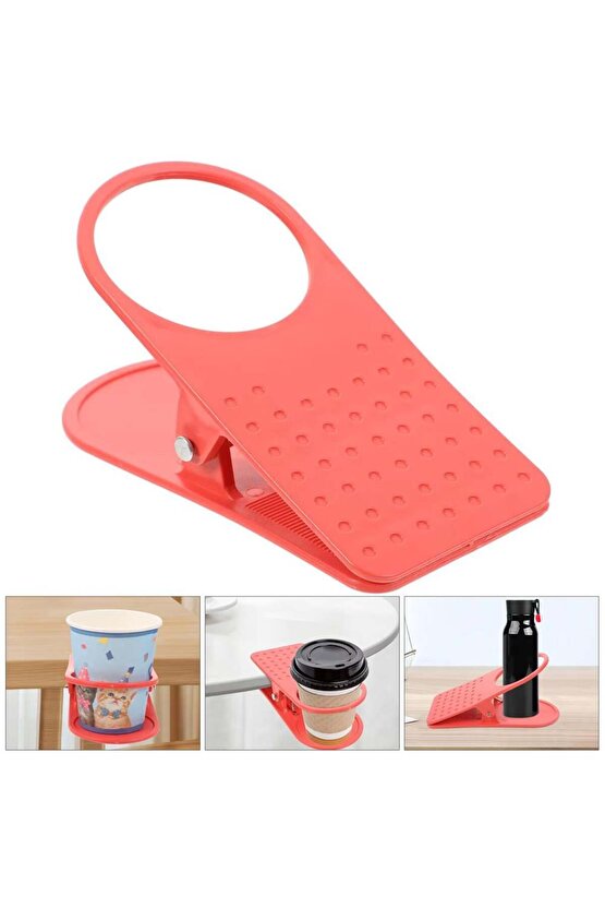 Sunup SN-14518 Mandallı Pratik Masa Kenarı Bardak Tutucu