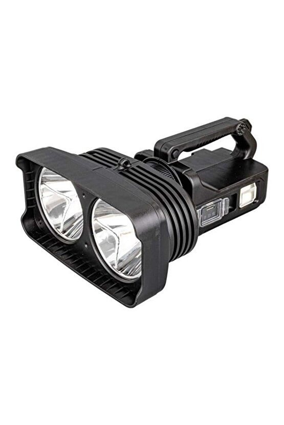 Powermaster W5123 Süper Parlak Battal Boy Pilli Şarjlı El Feneri