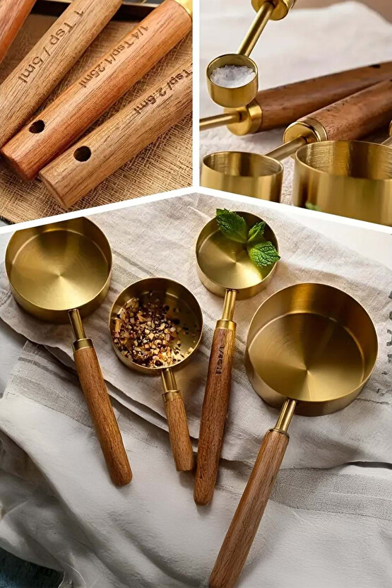 4 LÜ ÖLÇÜ KAŞIK SETİ