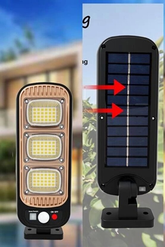 Sensörlü Güneş Enerjisi İle Şarj Olabilen Duvara Monte Solar Aydınlatma GL-84069