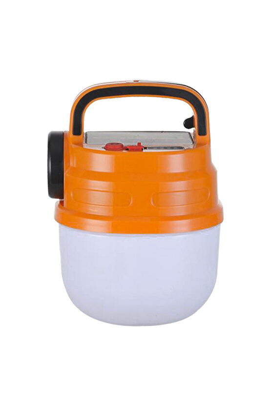 POWERMASTER HB-V70 ÇİFT IŞIKLI 6 MODLU (EL FENERİ+5 KADEME) 50 WATT ŞARJ EDİLEBİLİR KAMP FENERİ