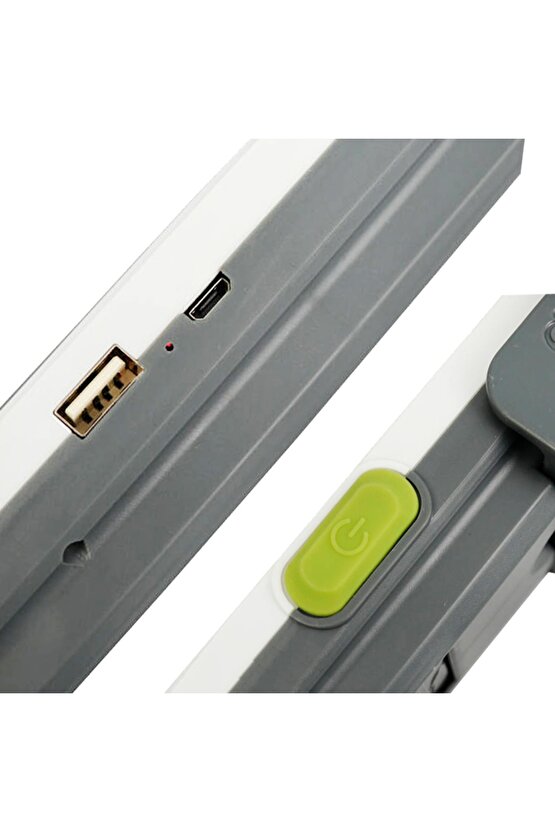 Hel-6855t 45 Ledli Şarjlı Solarlı Işıldak