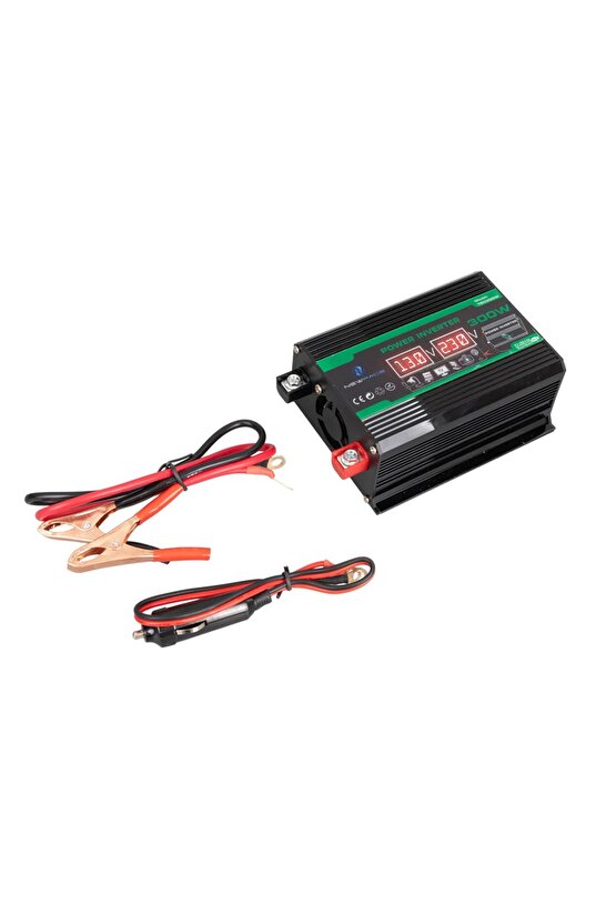 NEWFACE TED300W DİJİTAL EKRAN 12 VOLT 300 WATT MODIFIED SINUS POWER INVERTER