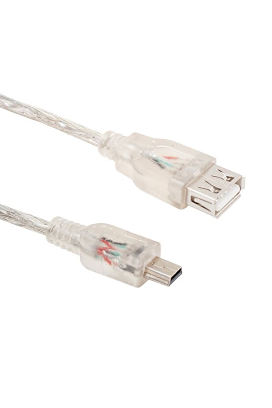 USB 5 Pin Erkek-USB Dişi 1 Metre Kablo