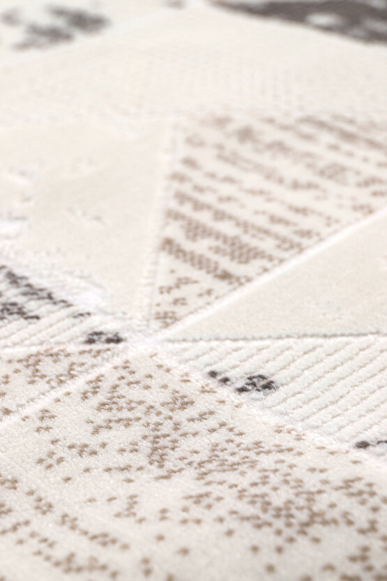 Bambu Saten Halı Kilim Salon Mutfak Koridor Yolluk Dokuma Makine Halısı Petra 1 Kahve