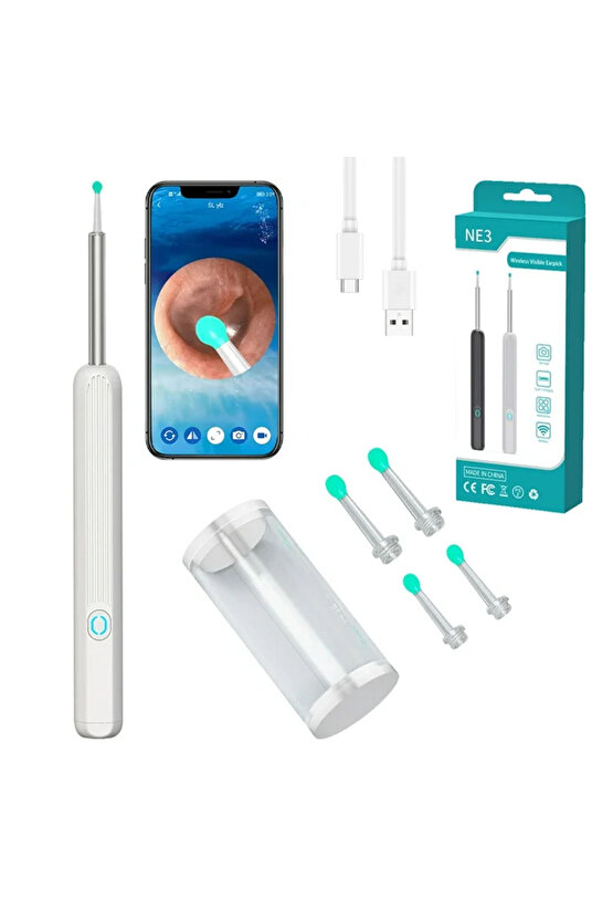 M3lf- Pm-24064 Endoskop Kamerali Kulak Temizleme Seti