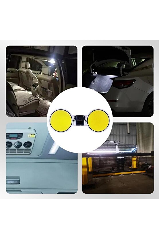 PM-26415 Cob Led Araç Tavan - Bagaj Aydınlatma DC10-48 Volt (2Li Paket)