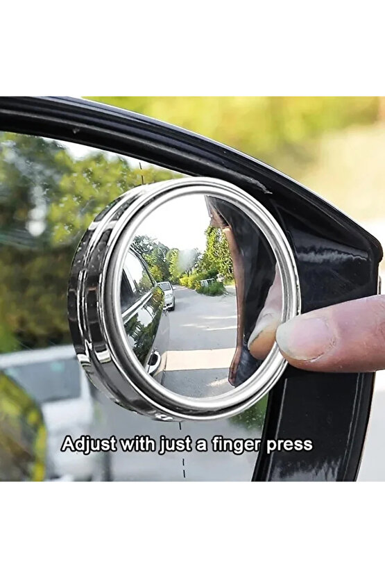 4 Adet 360° Derece Ayarlanabilir Kör Nokta Aynası Araba Yardımcı Dikiz Aynası Yuvarlak Çerçeve Wi...
