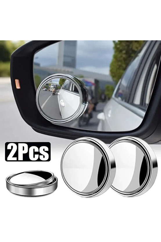 4 Adet 360° Derece Ayarlanabilir Kör Nokta Aynası Araba Yardımcı Dikiz Aynası Yuvarlak Çerçeve Wi...