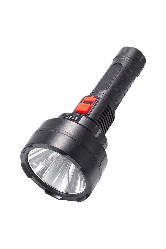 USBLİ 3 MODLU ŞARJLI EL FENERİ HY-789 (4585)