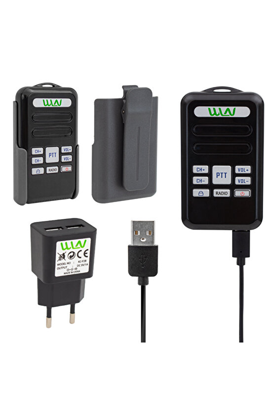 Wln Kd-c80 16 Kanal Radyolu Tekli Pil Ve Şarj Aleti Dahil Mini El Telsizi (3-5 Km)(kulaklık 497)