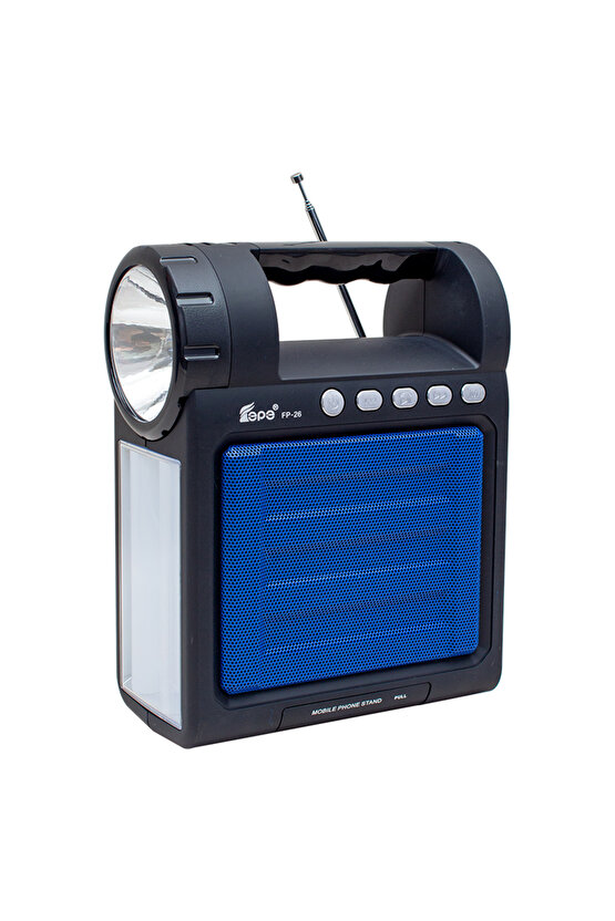 USBSDFMBLUETOOTH DESTEKLİ FENERLİ TAŞINABİLİR HOPARLÖR FP-26 (4619)